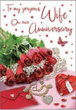 The anniversary card in this image feels like a tender celebration set just off Waterloo Road, captured in soft, flattering light. A lush arrangement of red roses sweeps across the scene, each flower rich with velvety petals that curl outward in generous spirals, suggesting deep affection and years of shared memories. Nestled among the roses is delicate greenery, its fresh, glossy leaves adding life and contrast, similar to the calm green corners around nearby parks. Below the blooms, a neatly folded envelope lies ready to be opened, hinting at a heartfelt message within. Beside it, a heart-shaped locket, a strand of dainty pearls, and jewel-like adornments rest on the shimmering surface, their reflective sheen echoing the sparkle of evening lights along the South Bank. The card itself is washed in passionate reds and soft blush tones, while tiny sparkling hearts scatter across the design, leading the eye towards a single, almost floating butterfly motif that softens the scene with a touch of magic. The textures range from the soft satin of petals to the smooth gloss of polished metal and the gentle sheen of paper, evoking both the tactile pleasure of fresh flowers and the intimacy of treasured gifts. The overall atmosphere is romantic yet calm, like an anniversary dinner quietly shared after a walk through Waterloo's busy streets, where love is reaffirmed and promises are quietly renewed with every glance and gesture.